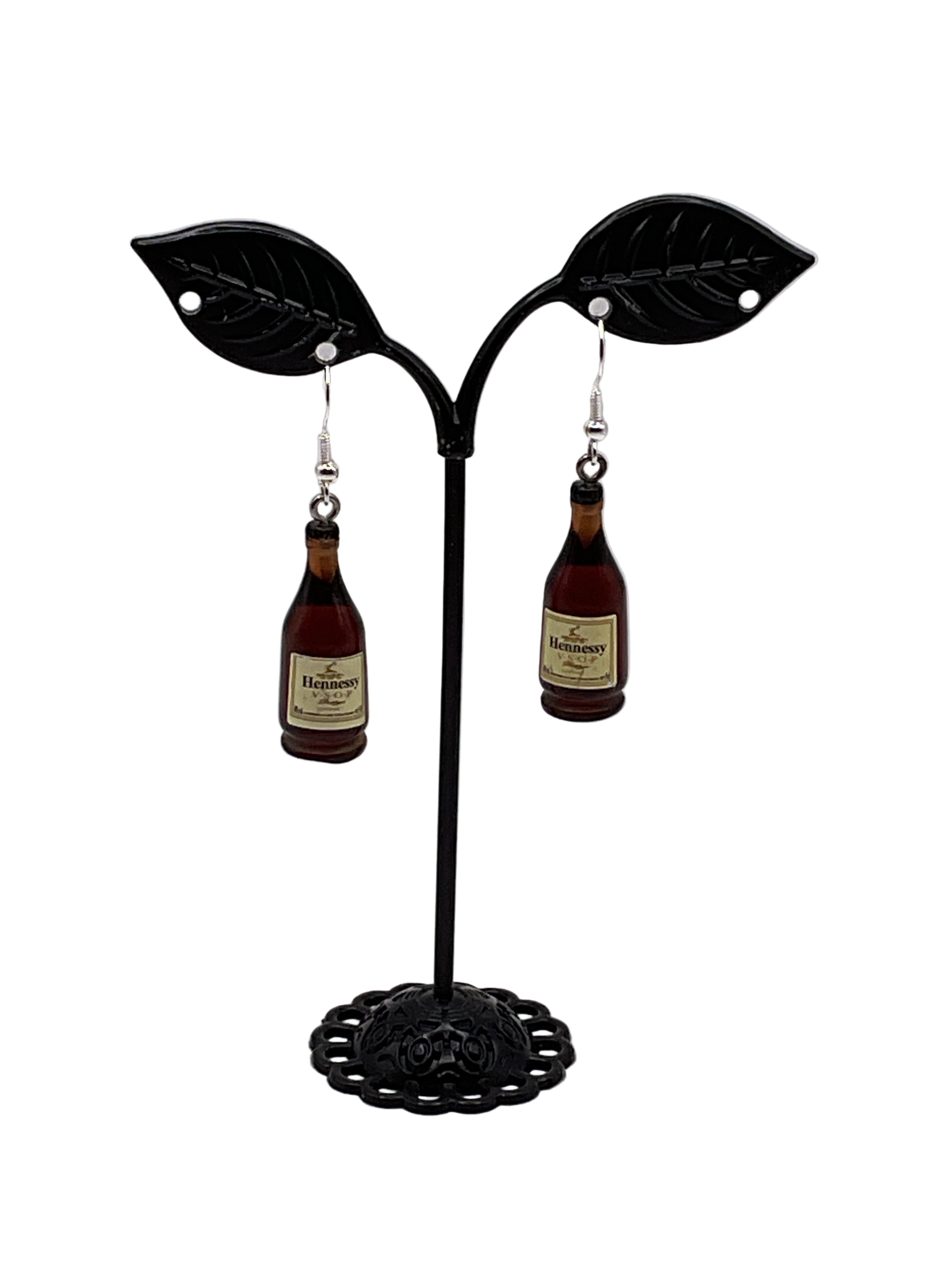 Hennessy Whiskey Earrings