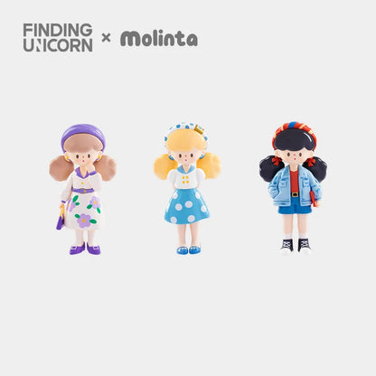 Finding Unicorn Molinta Retro Girls Series Blind Box (1 Blind Box)