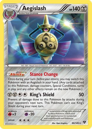 Aegislash 086/146 - XY Base Set Reverse Holofoil Main image
