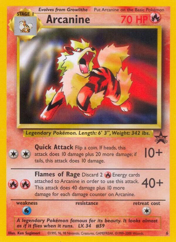 Arcanine (6) [Wizards of the Coast: Black Star Promos] Main image