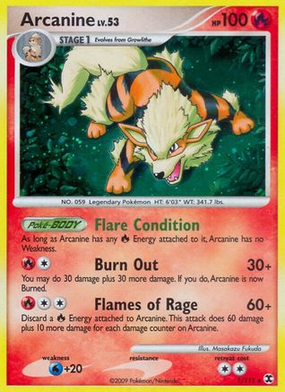 Arcanine 001/111 - Rising Rivals Holofoil