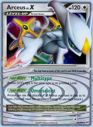 Arceus Lv.X 094/99 - Arceus Holofoil Main image