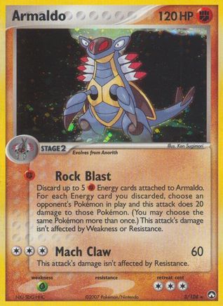 Armaldo 003/108 - Power Keepers Holofoil Main image