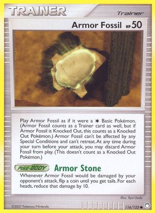 Armor Fossil 116/123 - Mysterious Treasures Main image