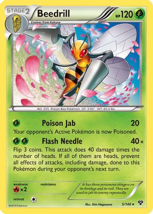Beedrill 005/146 - XY Base Set Reverse Holofoil Main image