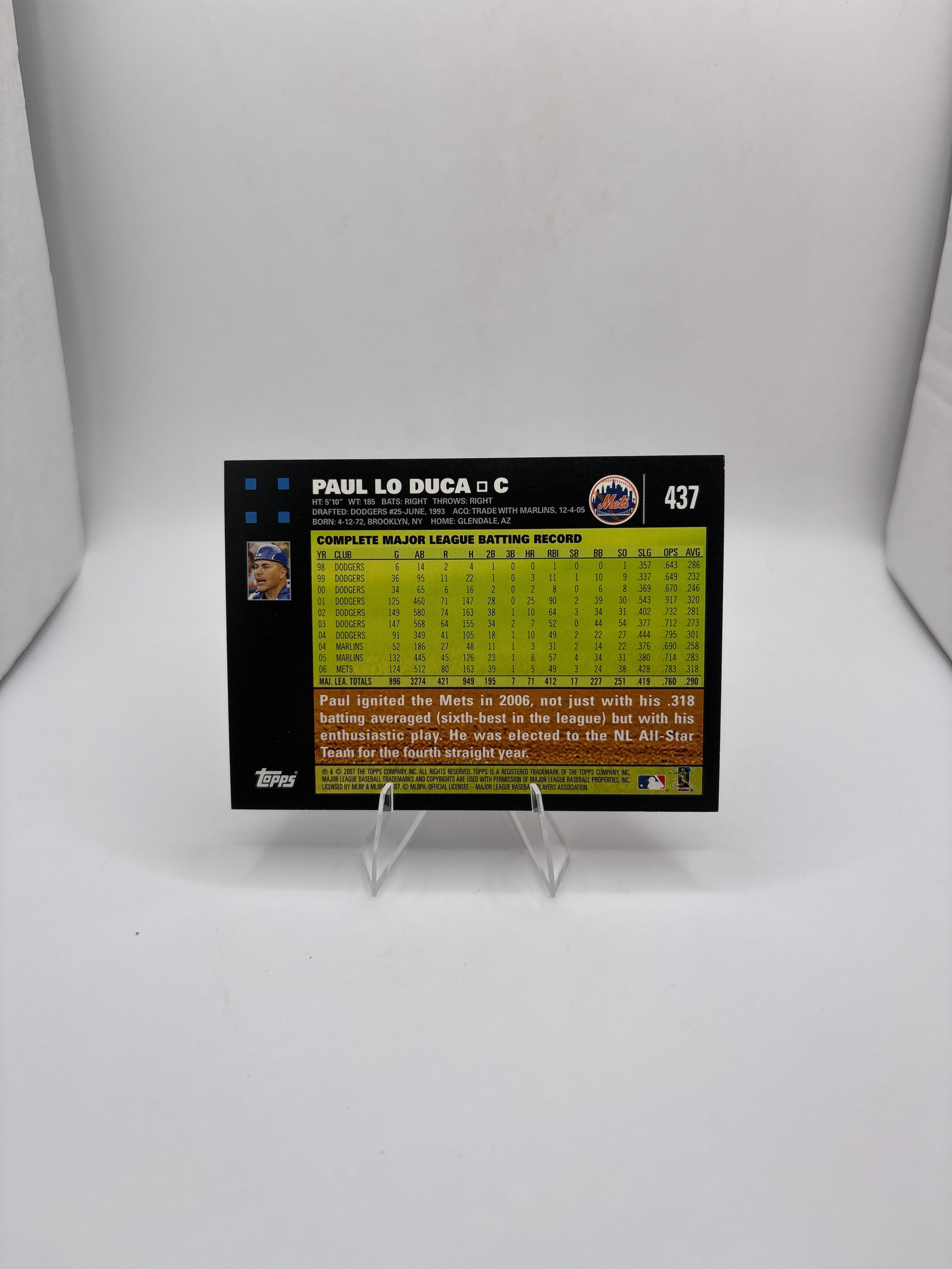 Topps Paul Lo Duca