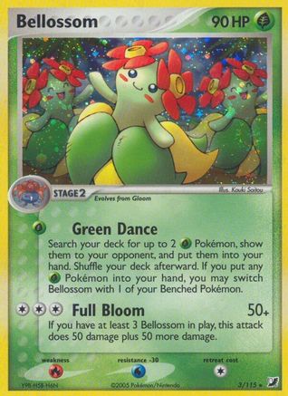 Bellossom 003/115 - Unseen Forces Holofoil Main image