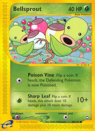 Bellsprout 068/147 - Aquapolis Main image