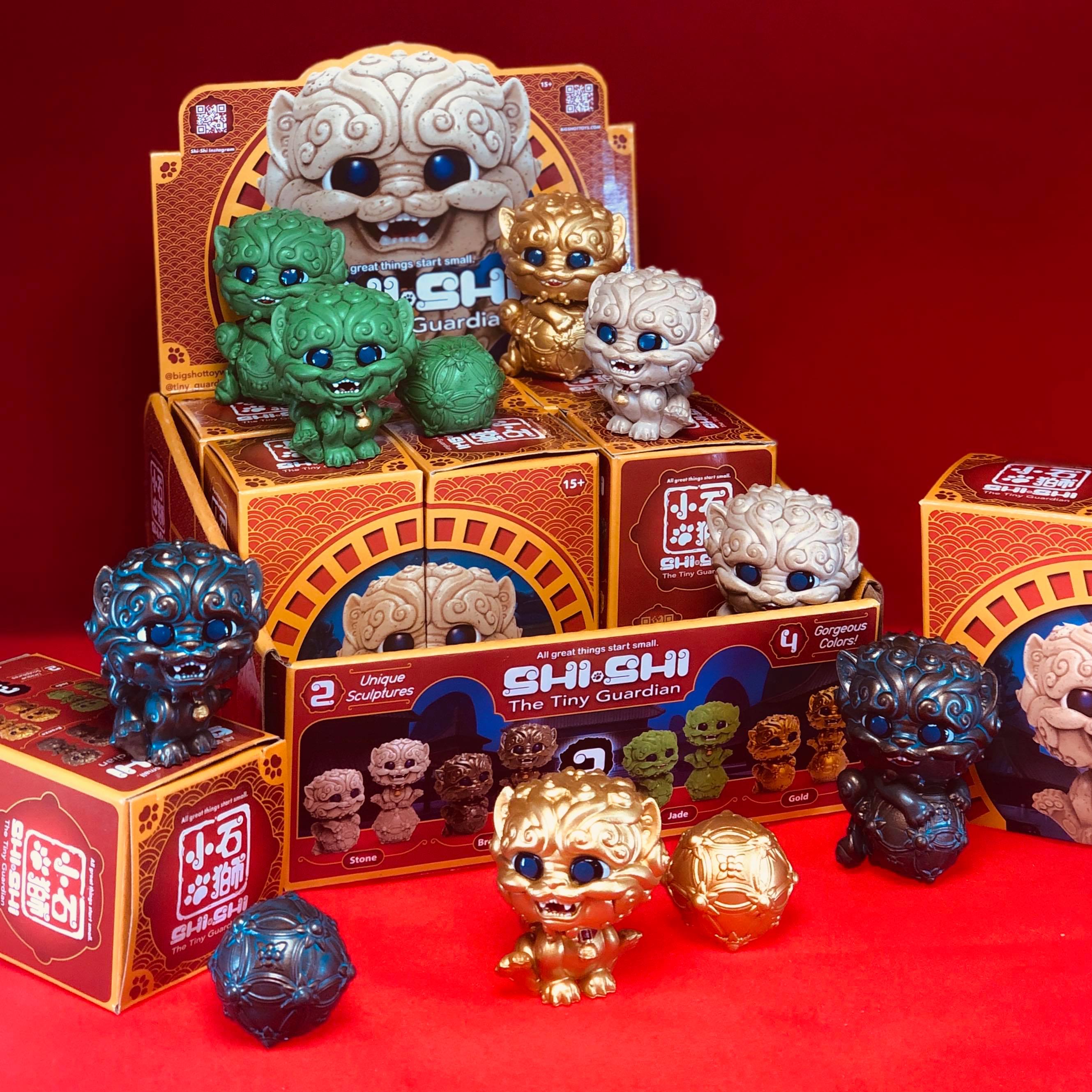 Shi-Shi the Tiny Guardian Mini Figure Full Set incl Chase Main image