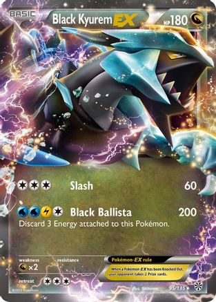 Black Kyurem EX 095/135 - Plasma Storm Holofoil