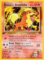 Blaine's Growlithe 062/132 - Gym Challenge 1st Edition