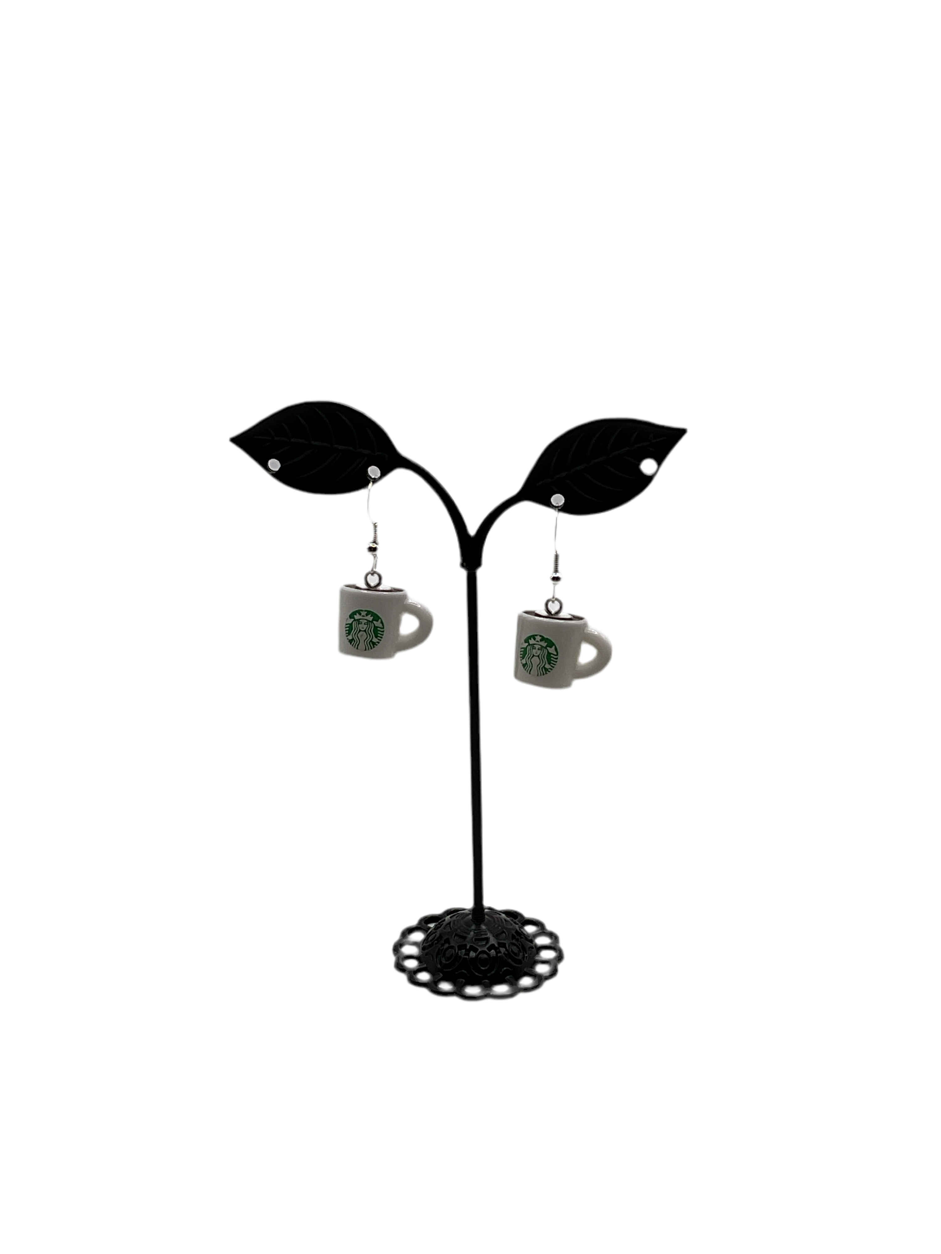 Starbuck's coffee cup earrings