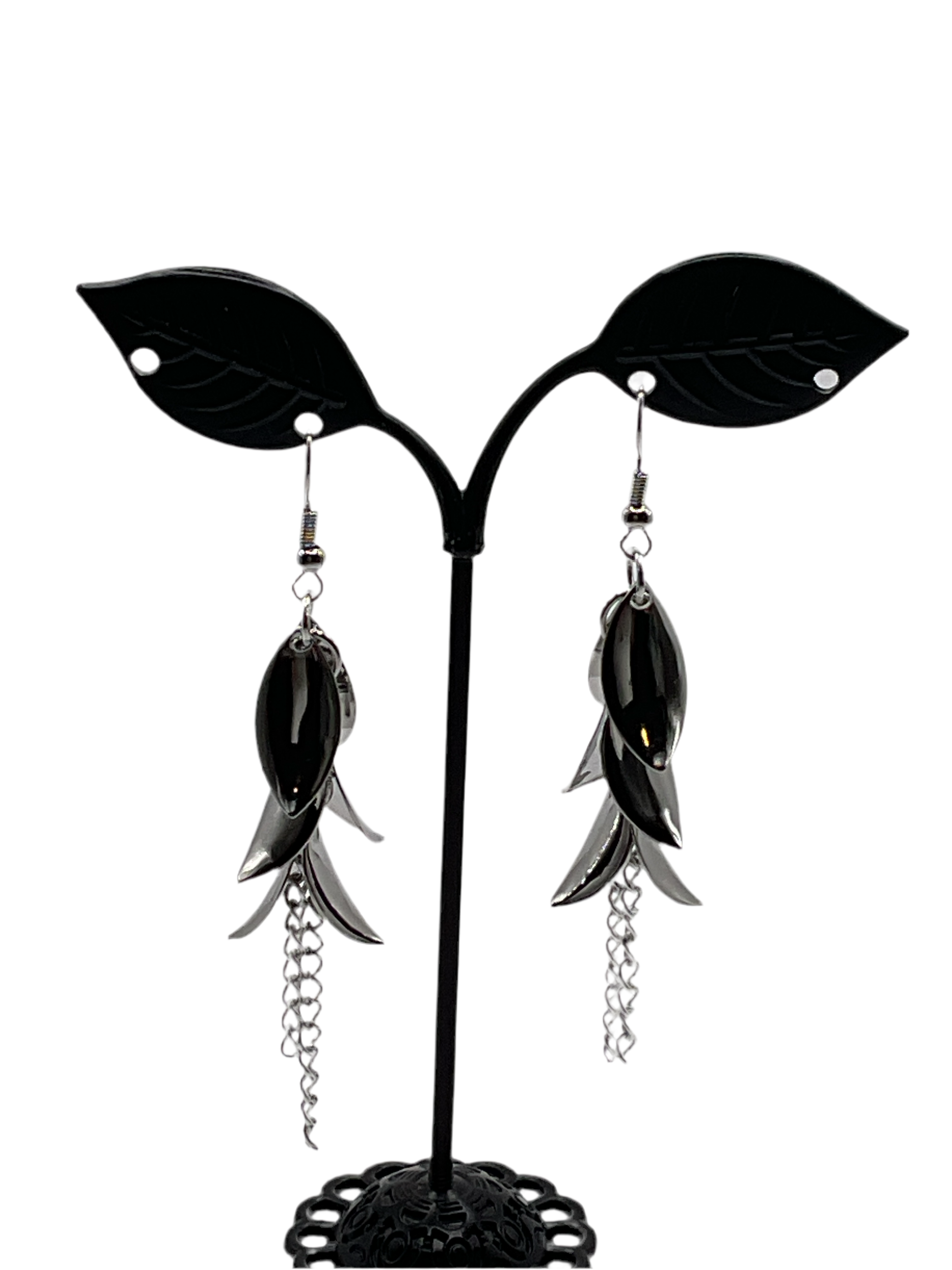 Silver earrings Main image