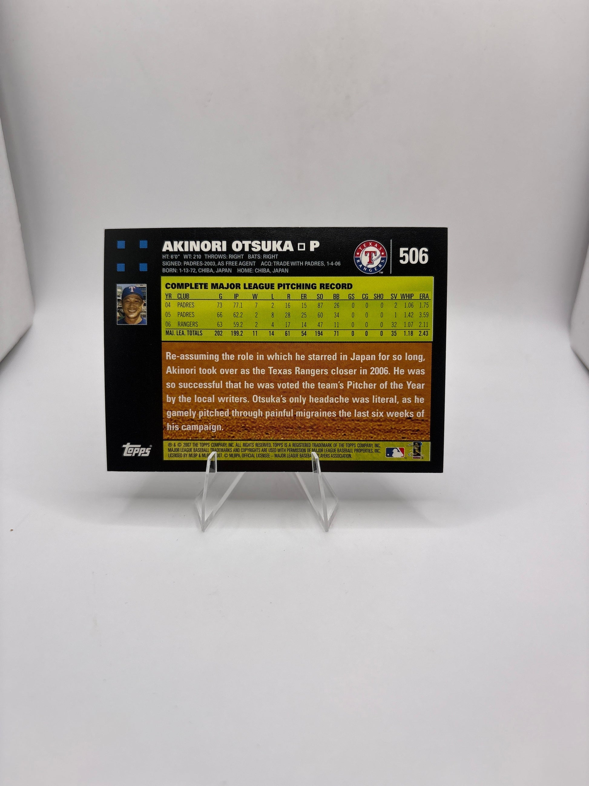 Topps Akinori Otsuka