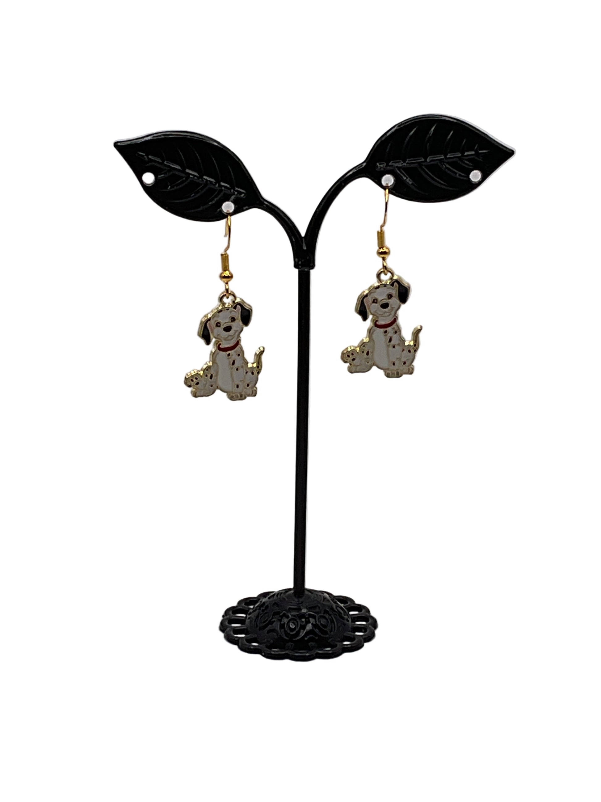 Dog earrings