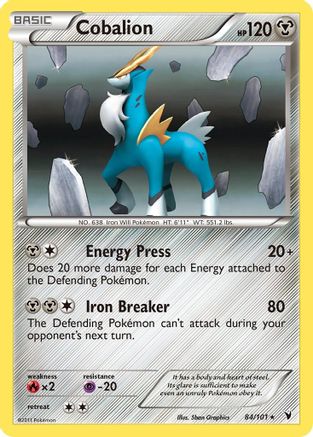 Cobalion 084/101 - Noble Victories Holofoil