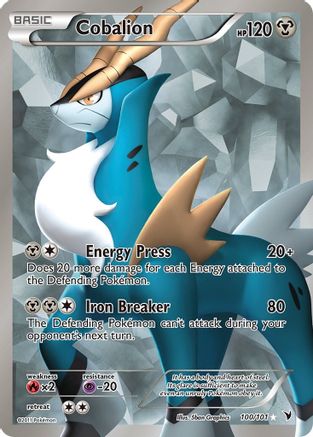 Cobalion (Full Art) 100/101 - Noble Victories Holofoil