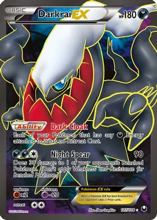 Pokemon: Darkrai EX Full Art Dark Explorers 107/108 - Light Play Main image