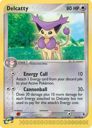 Delcatty 029/109 - Ruby and Sapphire