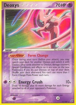 Deoxys (Attack Forme) 017/107 - Deoxys