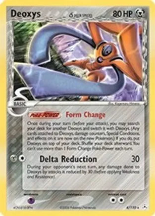 Pokemon: Deoxys Delta Species Holon Phantoms 4/110- Heavy Play Main image