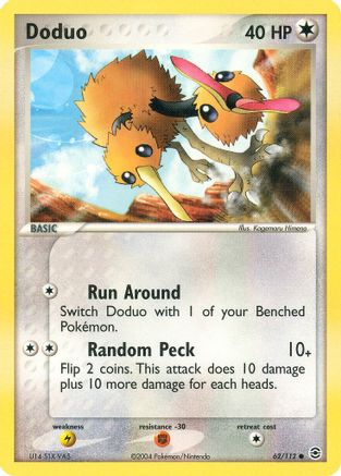 Doduo 062/112 - FireRed & LeafGreen