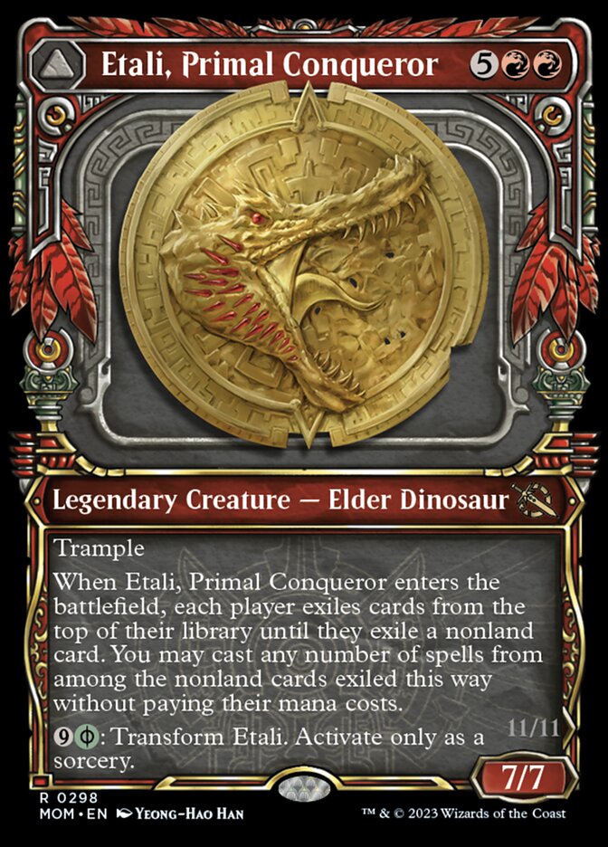 Etali, Primal Conqueror // Etali, Primal Sickness (MOM-298) - March of the Machine: (Showcase)