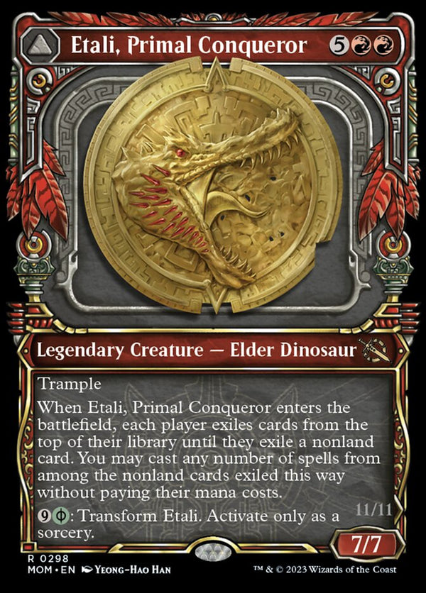 Etali, Primal Conqueror // Etali, Primal Sickness (MOM-298) - March of the Machine: (Showcase)