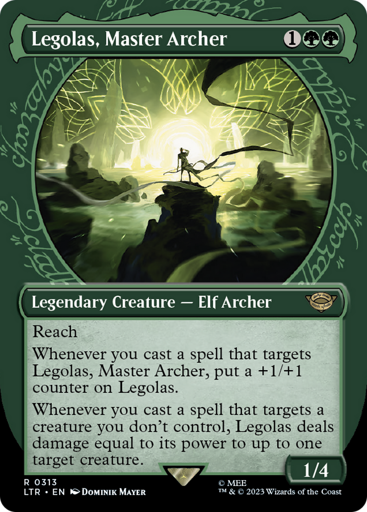Legolas, Master Archer (LTR-313) - The Lord of the Rings: Tales of Middle-earth: (Showcase) (Borderless)