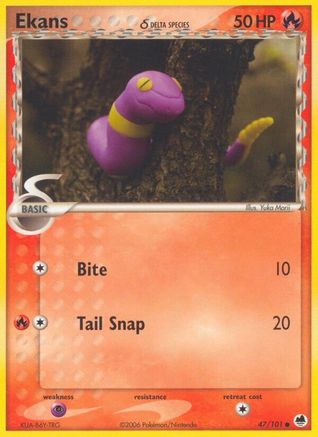 Ekans (Delta Species) 047/101 - Dragon Frontiers