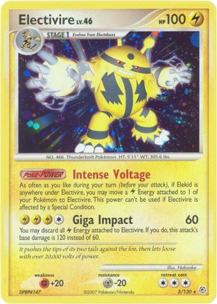 Electivire 003/130 - Diamond and Pearl Holofoil