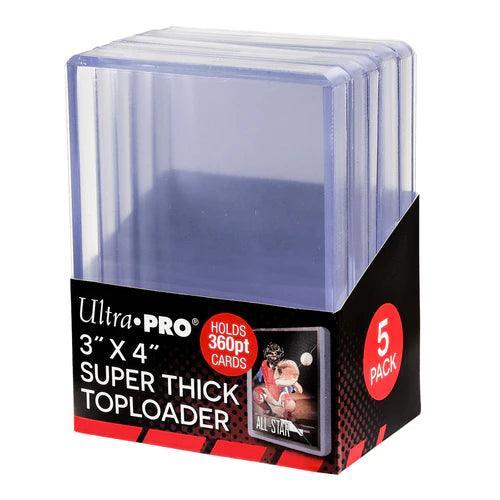 3" x 4" Super Thick 360PT Toploaders (5ct) Main image