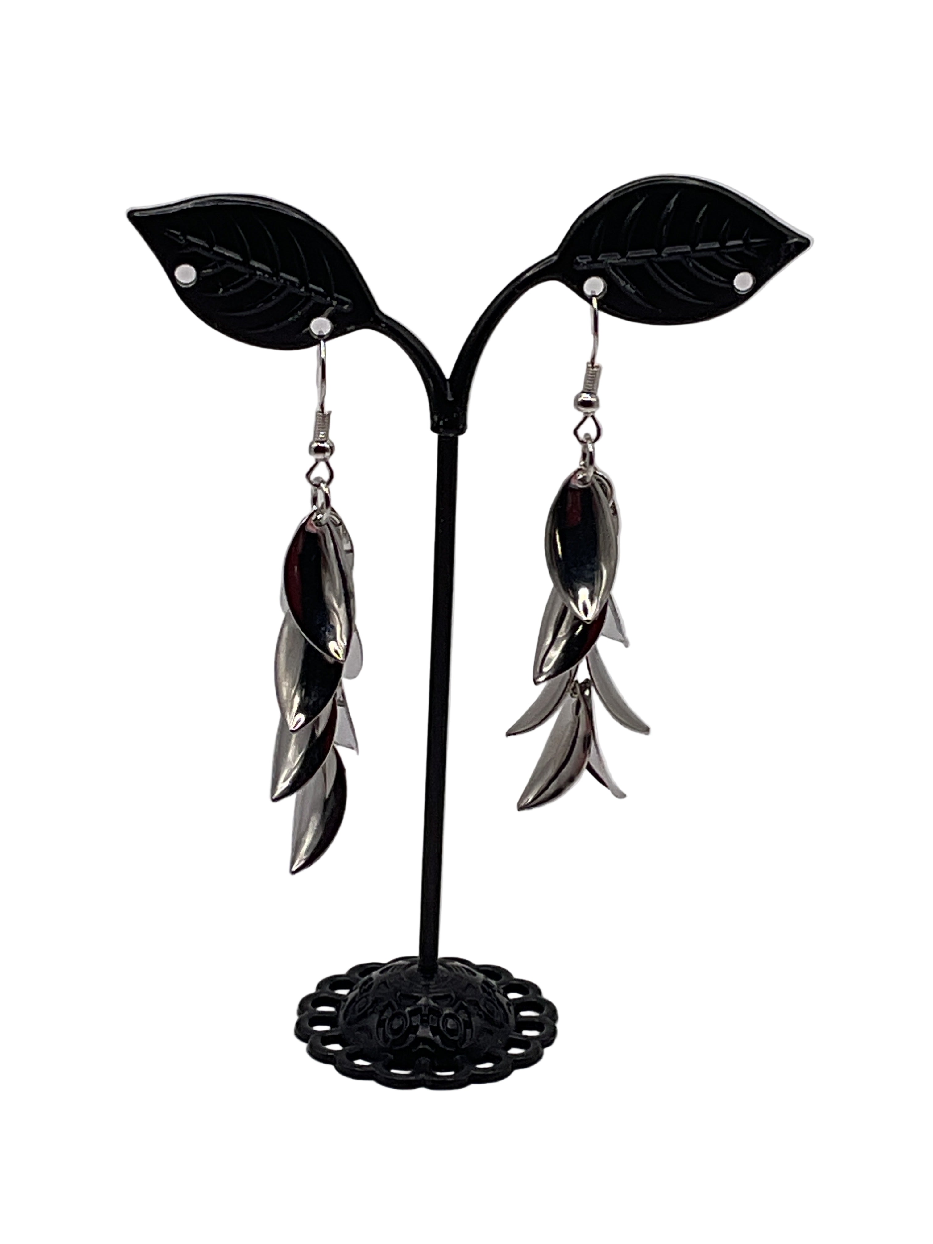 Silver earrings Main image