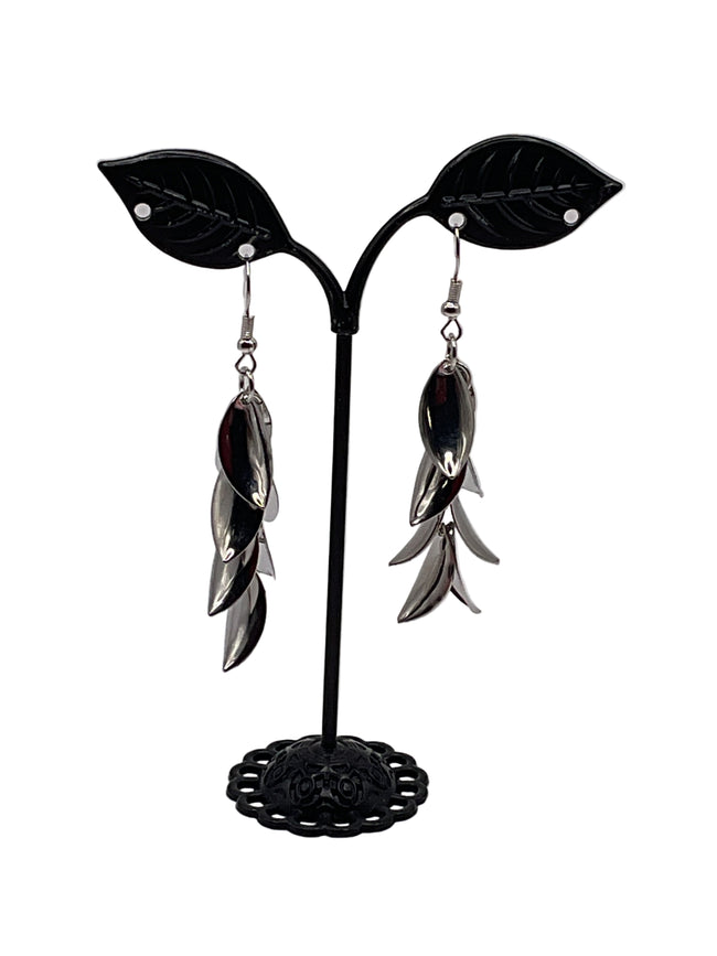 Silver earrings Hover Image