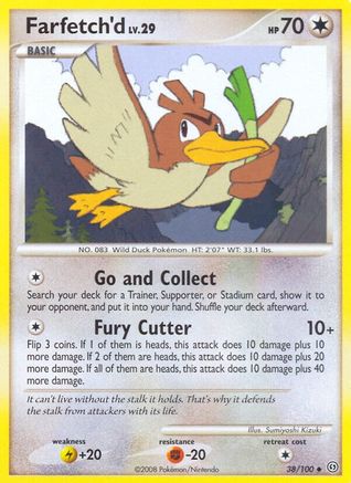 Farfetch'd 038/100 - Stormfront Reverse Holofoil