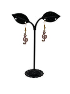 Musical instruments and note earrings