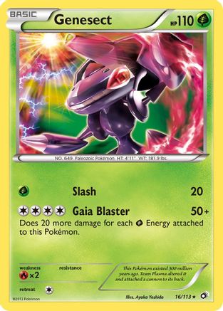 Genesect 016/113 - Legendary Treasures Holofoil