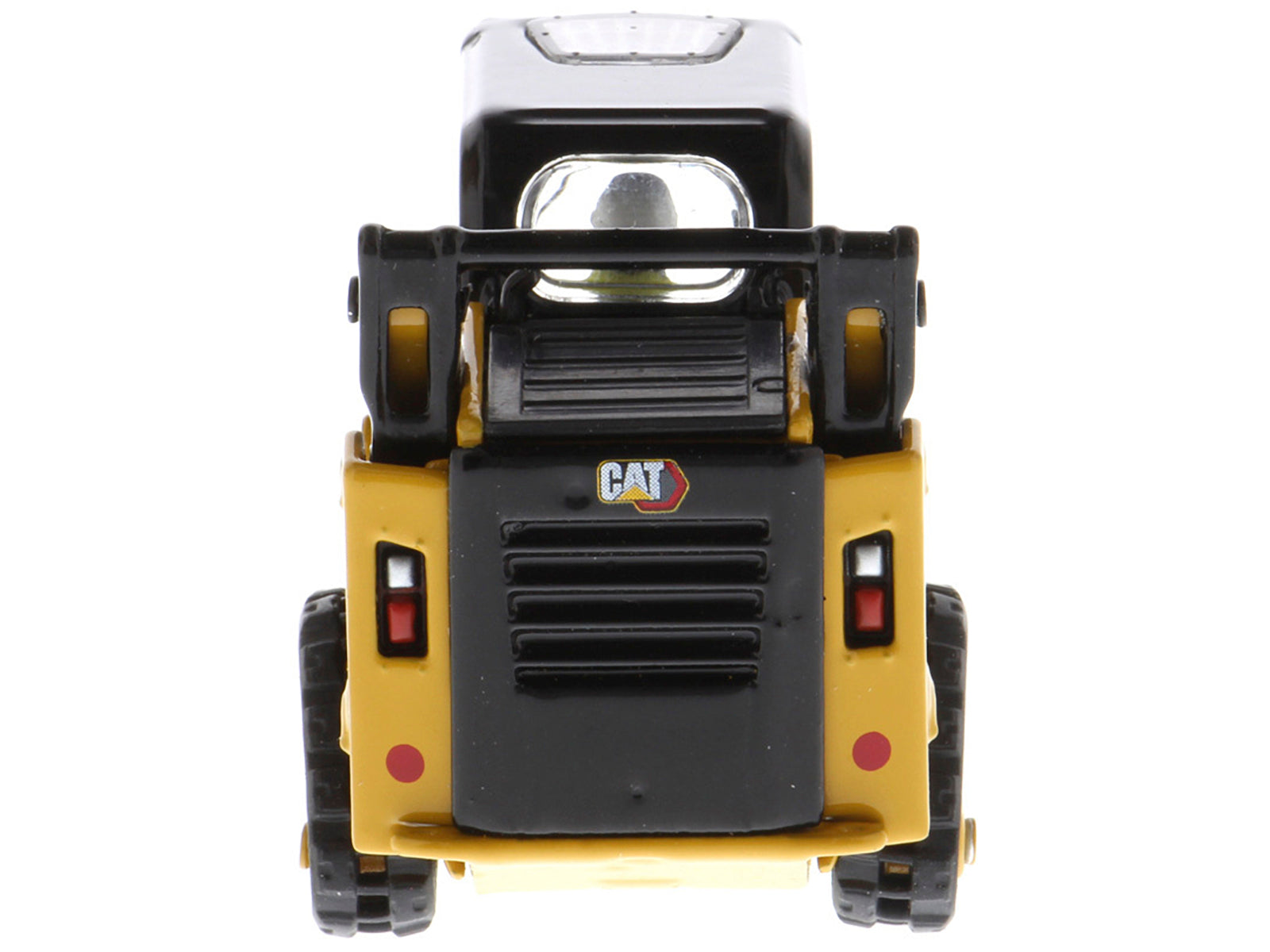 CAT Caterpillar 259D3 Compact Track Loader with Work Tools and Operator Yellow "High Line Series" 1/50 Diecast Model by Diecast Masters