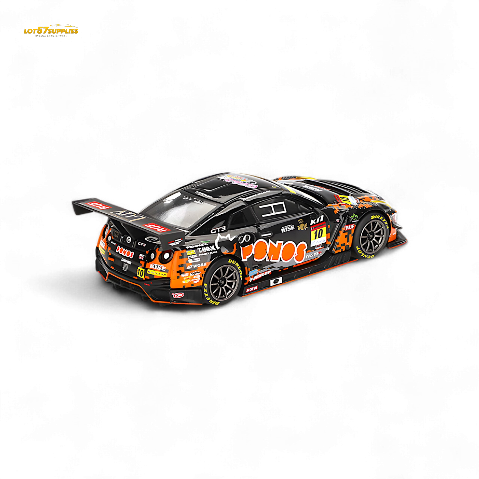 Mini-GT Nissan GT-R Nismo GT3 #10 "PONOS GAINER GT-R" 2023 SUPER GT SERIES #860 1:64 - Collectors World Toys