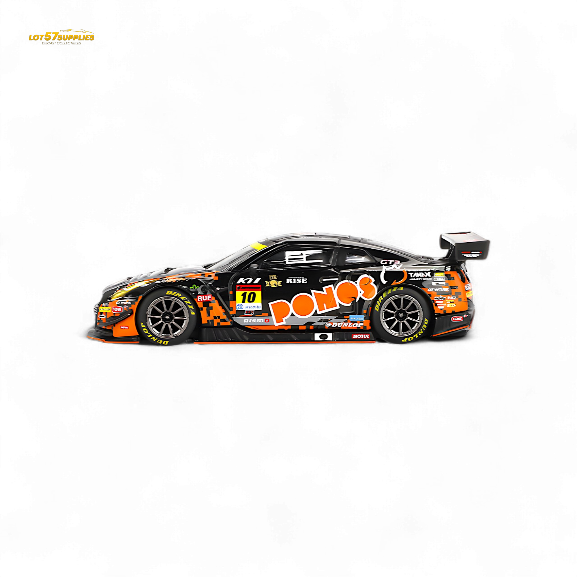 Mini-GT Nissan GT-R Nismo GT3 #10 "PONOS GAINER GT-R" 2023 SUPER GT SERIES #860 1:64 - Collectors World Toys