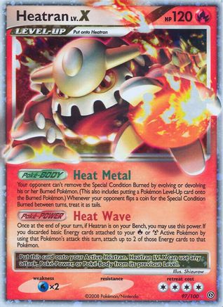 Heatran LV.X 097/100 - Stormfront Holofoil