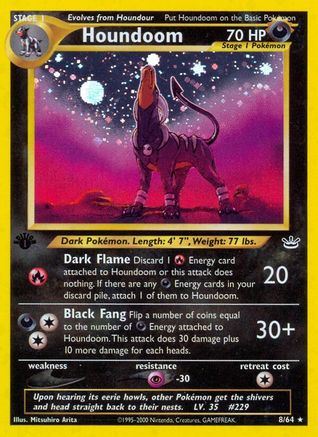Houndoom 008/64 - Neo Revelation 1st Edition Holofoil