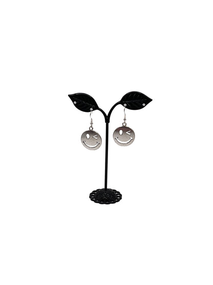 Winking Emoji Earrings
