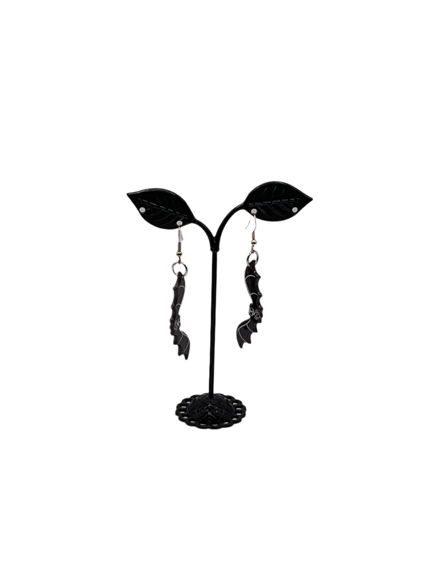 Bat Skeleton Earrings