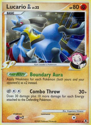Lucario GL 008/111 - Rising Rivals Holofoil