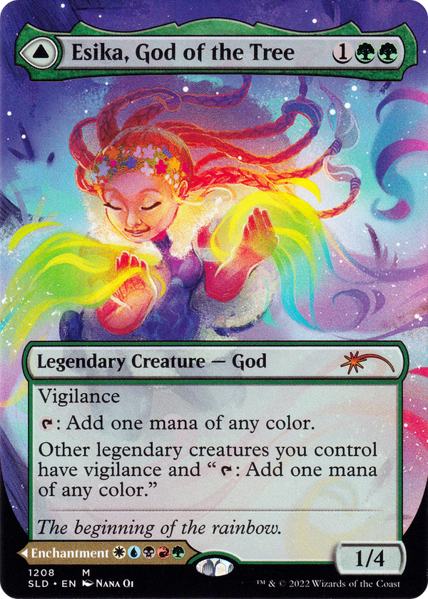 Esika, God of the Tree // The Prismatic Bridge (SLD-1208) - Secret Lair Drop (Borderless)