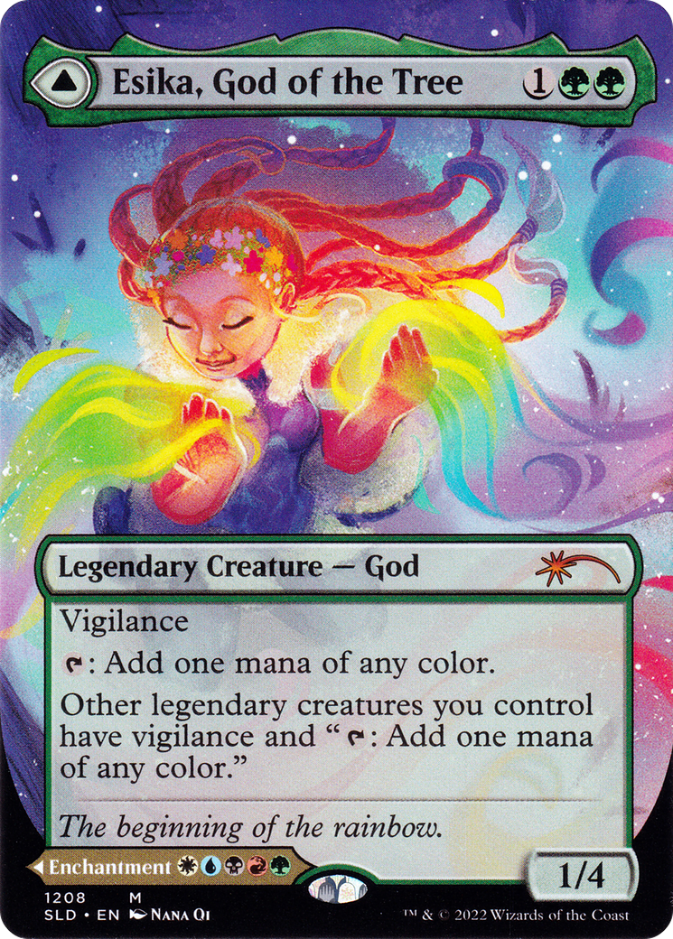 Esika, God of the Tree // The Prismatic Bridge (SLD-1208) - Secret Lair Drop (Borderless)