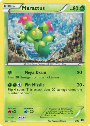 Maractus 002/012 - McDonalds Promos 2011 Holofoil
