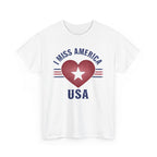 "I Miss America" Heart Unisex Heavy Cotton Tee