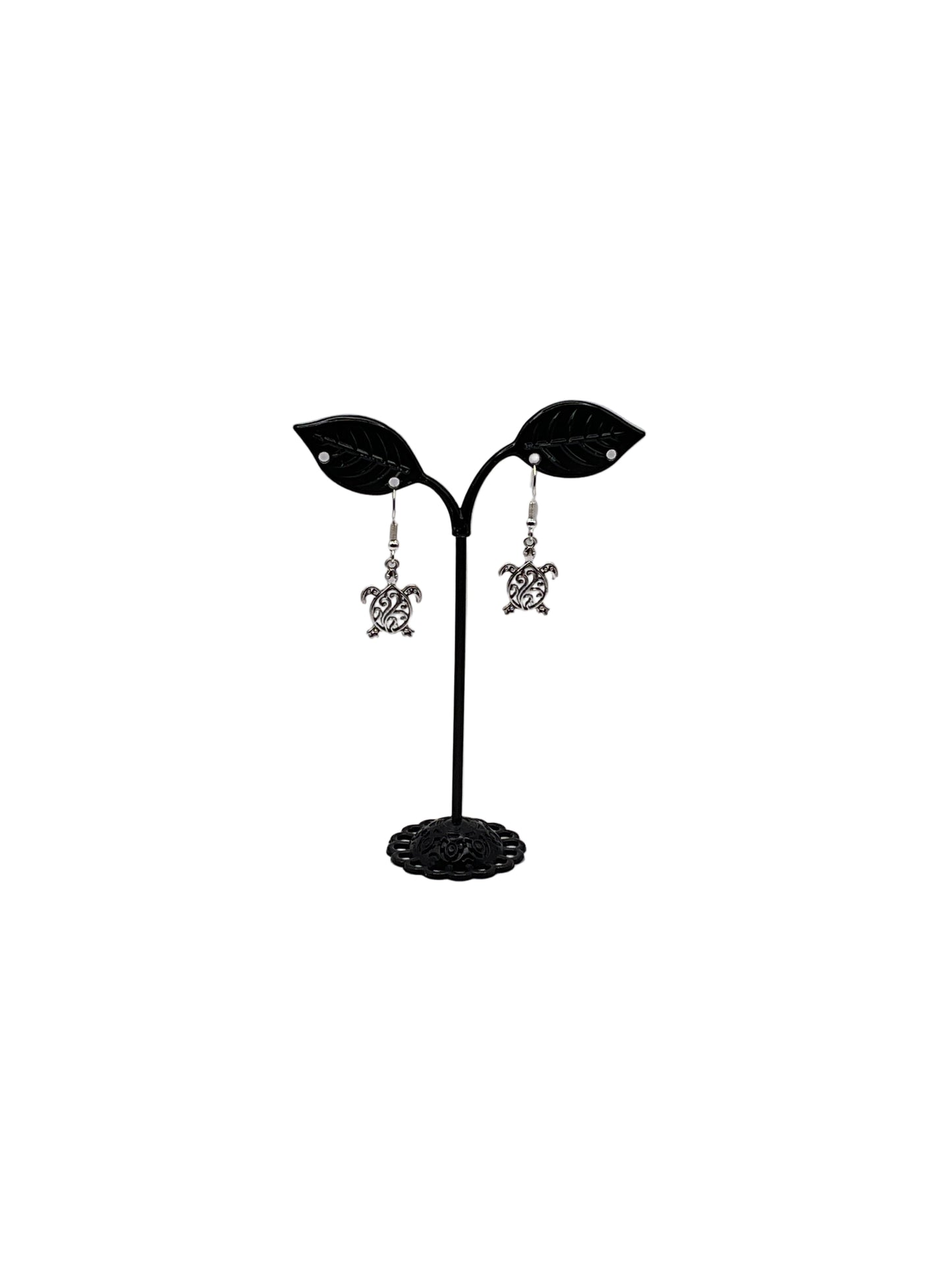 Filagree Sea Turtle Earrings